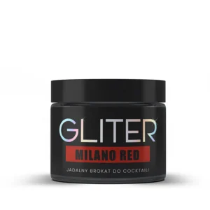 Brokat jadalny w proszku Milano red 10 g Slodki Bufet