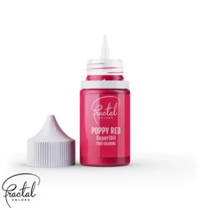 Barwnik spożywczy czerwony olejowy Poppy Red 30 ml Fractal