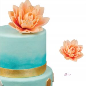 Kwiaty waflowe Dalia pudrowa Rose Decor