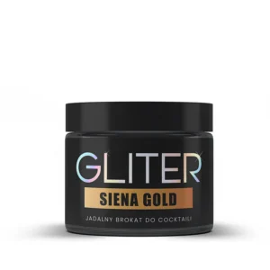 Brokat jadalny w proszku Sienna gold 10 g Slodki Bufet