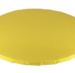 Podkład pod tort żółty okrągły śr. 25 cm, gr. 1,2 cm