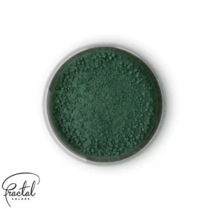 Barwnik spożywczy pudrowy matowy zielony Dark Green Fractal 1,5 g