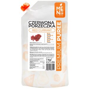 Premium Puree Czerwona Porzeczka Menii 1 kg