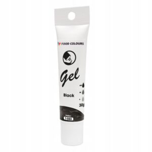 Barwnik w żelu czarny Black Gel Food Colours Tubka 30 g