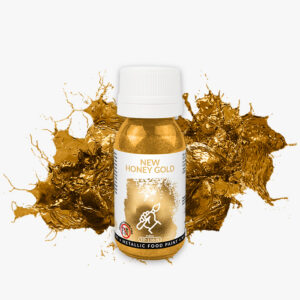 Farbka do ręczego malowania Metallic Food paint  New Honey Gold 18ml