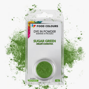 Barwnik spożywczy w proszku Food Colours Zielony Sugar Green 4g