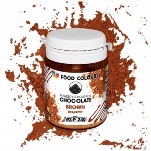 Barwnik do czekolady Brązowy Brown 20 g – proszek do mas tłustych Foodcolours