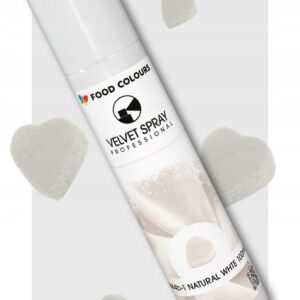 Zamsz w spray’u naturalny biały 100 ml, Food Colours