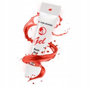 Barwnik w żelu pastelowy czerwony Blush Red Gel Food Colours Tubka 30 g