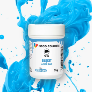 Barwnik spożywczy w żelu Food Colours Azure Blue Błękit 35 g