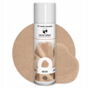 Zamsz w spray’u beżowy Beige 250 ml, Food Colours