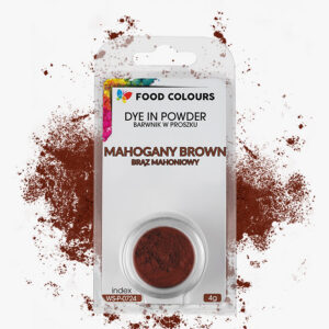 Barwnik spożywczy w proszku Food Colours Brązowy Mahogany Brown 4g