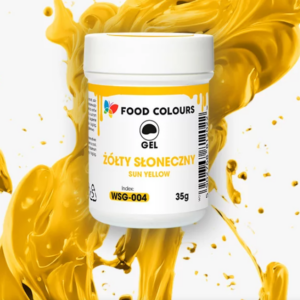 Barwnik spożywczy w żelu Food Colours żolty słoneczny Sun Yellow 35 g