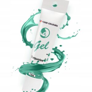 Barwnik w żelu turkusowy Turquoise Gel Food Colours Tubka 30 g