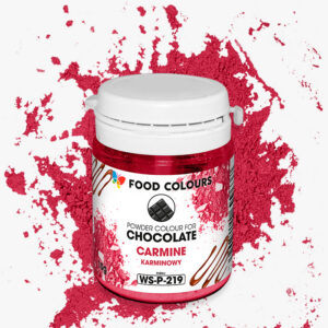 Barwnik do czekolady Czerwony Carmine Red 20 g – proszek do mas tłustych Foodcolours