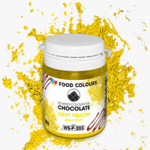Barwnik do czekolady Żółty Jasny Light Yellow 20 g – proszek do mas tłustych Foodcolours