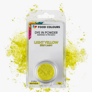 Barwnik spożywczy w proszku Food Colours Żółty Jasny Light Yellow 4 g