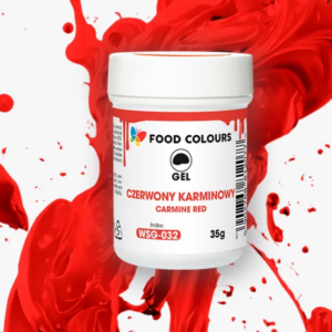 Barwnik spożywczy w żelu Food Colours czerwony karminowy Carmine Red 35 g