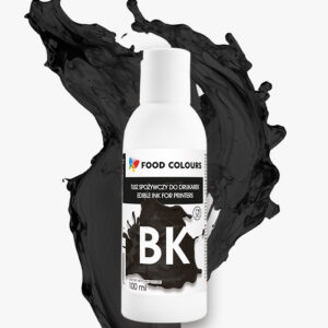 Tusz spożywczy do drukarek – Czarny 100 ml Foodcolours