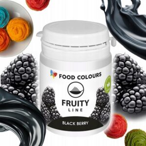 Barwnik naturalny w proszku Fruity Line Blackberry Foodcolours 15g