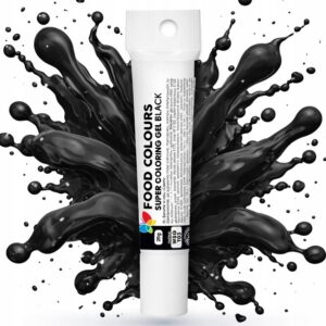 Barwnik w żelu czarny Black Gel Food Colours Tubka 20 g
