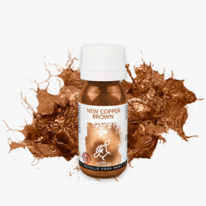 Farbka do ręczego malowania Metallic Food Paint New Copper Brown (miedź) 18ml