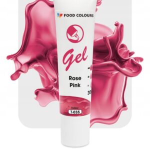 Barwnik w żelu różowy Rose Pink Gel Food Colours Tubka 30 g