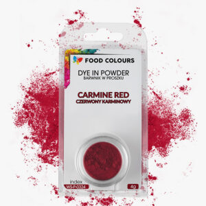 Barwnik spożywczy w proszku Food Colours Czerwony Carmine Red 4g