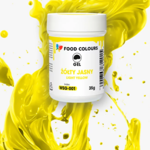 Barwnik spożywczy w żelu Food Colours żolty jasny Light Yellow 35 g
