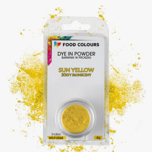 Barwnik spożywczy w proszku Food Colours  Żółty słoneczny Sun Yellow 4g