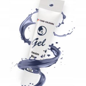 Barwnik w żelu lazurowy dżinsowy Denim Blue Gel Food Colours Tubka 30 g