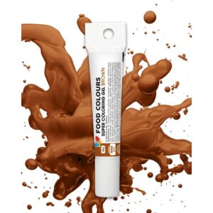 Barwnik w żelu brązowy Brown Gel Food Colours Tubka 20 g