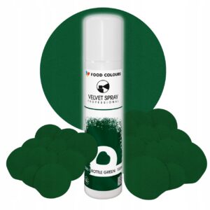 Zamsz w spray’u zielony butelkowy Bottle Green 100 ml, Food Colours