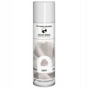 Zamsz w spray’u szary 250 ml, Food Colours