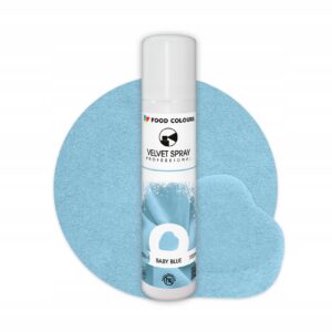 Zamsz w spray’u jasnoniebieski Baby Blue 100 ml, Food Colours