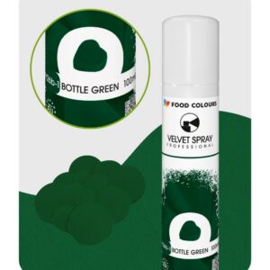 Zamsz w spray’u zielony butelkowy Bottle Green 100 ml, Food Colours
