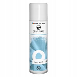 Zamsz w spray’u jasnoniebieski Baby Blue 250 ml, Food Colours