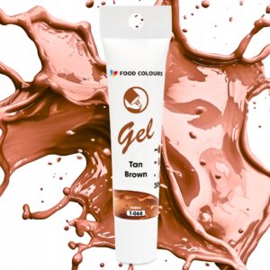 Barwnik w żelu jasnobrązowy Tan Brown Gel Food Colours Tubka 30 g