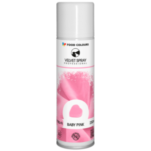 Zamsz w spray’u różowy Baby Pink 250 ml, Food Colours