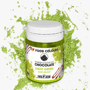Barwnik do czekolady Zielony Jasny Light Green 20 g – proszek do mas tłustych Foodcolours