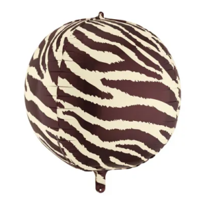 Balon foliowy Piłka w Paski Zebry, 75 cm, mix