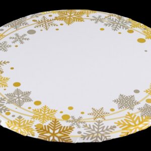 Podkład cukierniczy pod tort okrągły Christmas 25cm