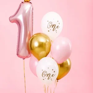 Balony 30cm, One, Pastel Pale Pink: 1op./6szt.