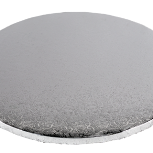 Podklad pod tort okrągły srebrny śr. 20 cm