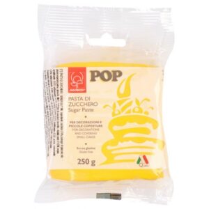 Masa cukrowa do pokrywania Modecor żółta Pop 250 g