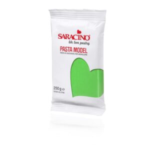 Masa cukrowa do modelowania Saracino Zielona Light Green 250 g