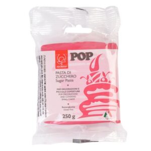 Masa cukrowa do pokrywania Modecor czerwona (fucsia) Pop 250 g