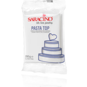 Masa cukrowa do pokrywania Saracino biala White top paste 250 g