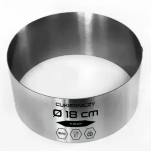 Rant okrągły cukierniczy Ø 18 cm, wys. 6 cm