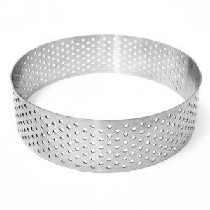 Rant cukierniczy perforowany Ø 8 cm, wys. 2 cm